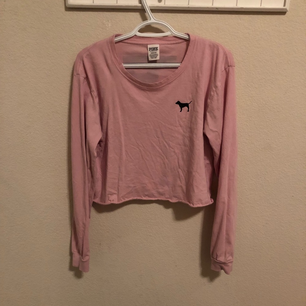 Long sleeve crop top